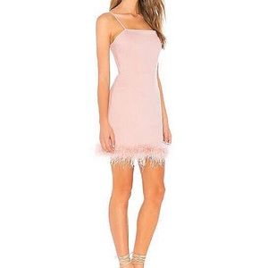 Revolve Feather Dress